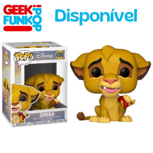 Funko Pop - Simba Disney O Rei Leão #496 - Produto Original