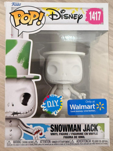 Funko Pop - Snowman Jack Disney The Nightmare Before Christmas #1417 - Produto Original
