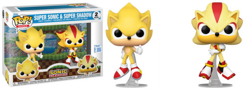 Funko Pop - Sonic The Hedgehog - 2 Pack Super Sonic & Super Shadow (special Edition) FUNKO POP #2 - Produto Original