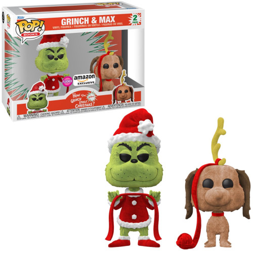 Funko Pop - Star Wars - 2 Pack Grinch & Max (amazon) Flocked-FUNKO POP-1