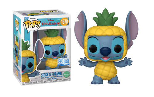 Funko Pop - Stitch Com Abacaxi Exclusivo-Disney Lilo & Stitch-1570
