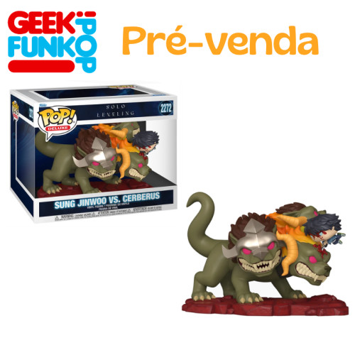 Funko Pop - Sung Jinwoo Vs. Cerberus Solo Leveling #2272 - Produto Original
