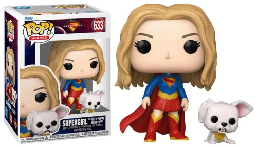 Funko Pop - Supergirl - Supergirl with Puppy Krypto 633 FUNKO POP #633 - Produto Original