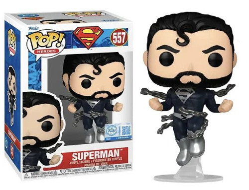 Funko Pop - Superman Black Suit Exclusivo-Superman DC-557