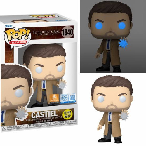 Funko Pop - Supernatural - Castiel 1840 Gitd - Supernatural - #1840-FUNKO POP-1840