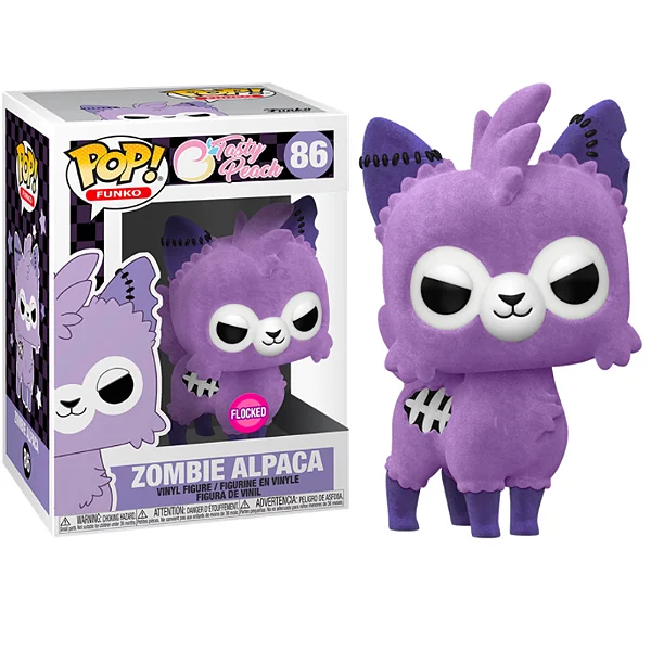 Funko Pop - Tasty Peach - Zombie Alpaca 86 Flocked Tasty Peach #86 - Produto Original