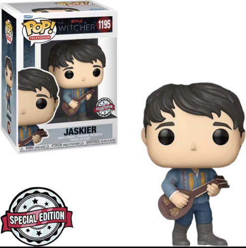 Funko Pop ! Television The Witcher Jaskier Special Netflix The Witcher #1195 - Produto Original