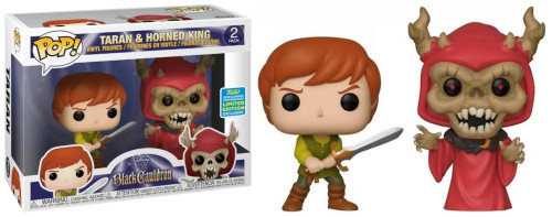 Funko Pop - The Black Cauldron - 2 Pack Taran & Horned King (2019 Summer Convention) FUNKO POP #2 - Produto Original