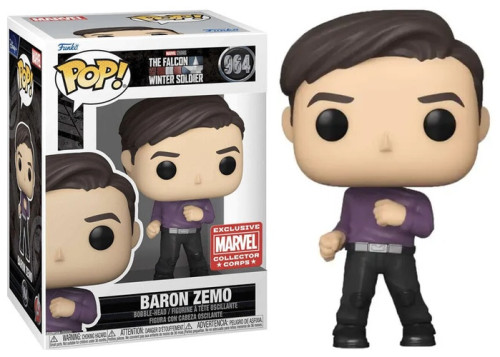 Funko Pop - The Falcon and the Winter Soldier - Baron Zemo 964 (Collectors Corp) Funko #964 - Produto Original