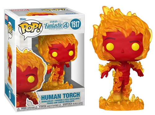 Funko Pop - The Fantastic 4 - Human Torch 1517-Marvel Avengers-1517