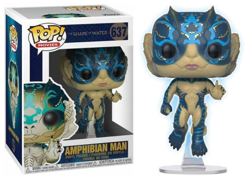 Funko Pop - The Shape of Water - Amphibian Man 637 FUNKO POP #637 - Produto Original