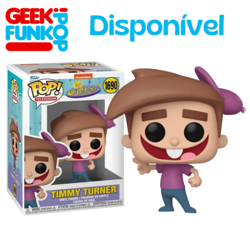 Funko Pop - Timmy Turner Os Padrinhos Mágicos #1690 - Produto Original