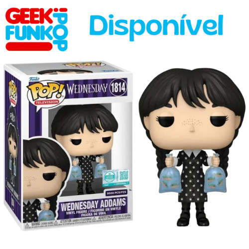 Funko Pop - Wandinha Wednesday Addams Exclusivo 9500 Pcs-Familia Addams-1814
