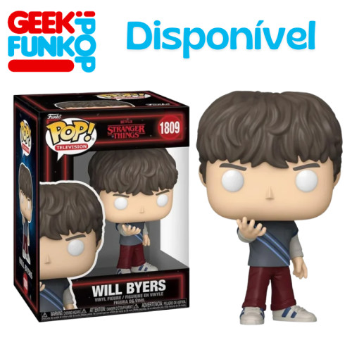 Funko Pop - Will Byers Stranger Things #1809 - Produto Original