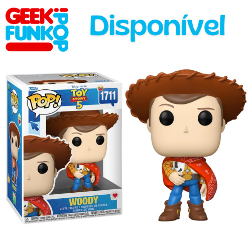 Funko Pop - Woody Disney Toy Story 5 #1711 - Produto Original