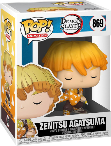 Funko Pop - Zenitsu Agatsuma Demon Slayer #869 - Produto Original