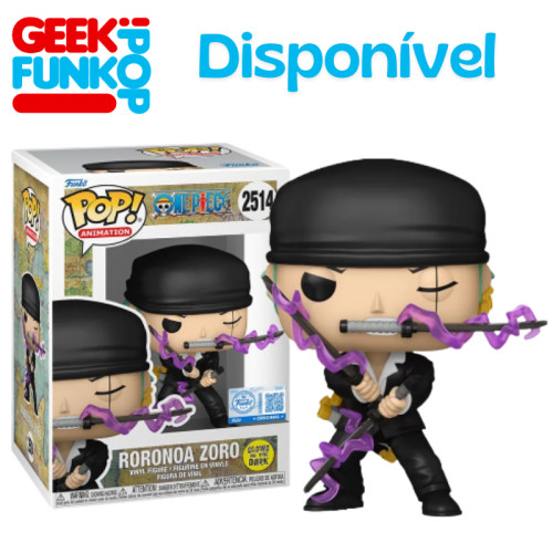 Funko Pop - Zoro Exclusivo Glow-One Piece-2514