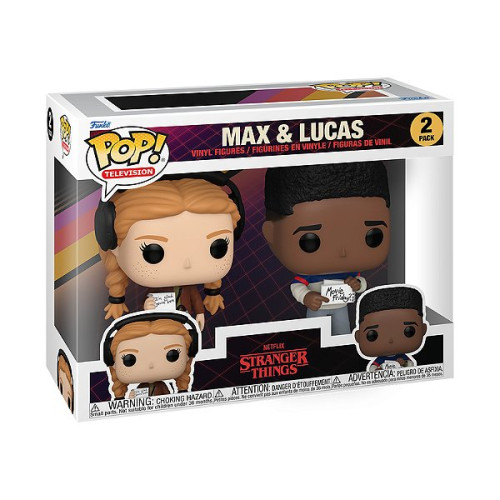 Funko Pop! 2 Pack Max & Lucas - Stranger Things Television Stranger Things #1 - Produto Original