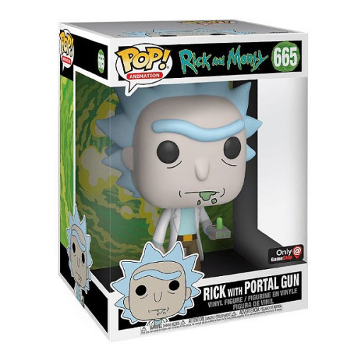 Funko Pop Rick With Portal Gun 665 Rick And Morty #665 - Produto Original