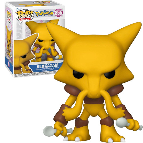 Funko Pop! Alakazam 855 Pokémon (Raro) FUNKO POP #855 - Produto Original