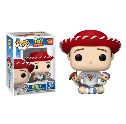 Funko Pop! Andy #1596 - Toy Story 30th Anniversary Toy Story #1596 - Produto Original
