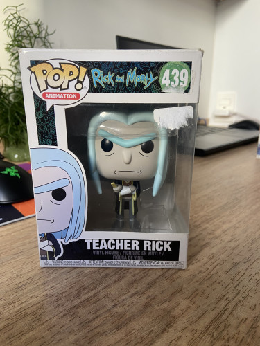 Funko Pop! Animation – Teacher Rick #439 | Rick and Morty | Peça de Colecionador-Rick And Morty-439