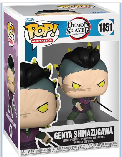 Funko Pop! Animation: Demon Slayer - Genya Shinazugawa - Demon Slayer - #1851