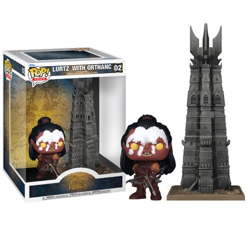 Funko Pop Town: Lurtz With Orthanc The Lord Of The Rings O Senhor Dos Anéis #02 - Produto Original