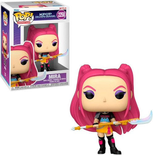 Funko Pop! Animation! Netflix Huntrix Mira K-Pop Demon Hunters #2258 K-Pop Demon Hunters Netflix #2258 - Produto Original