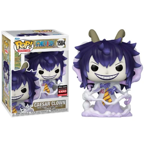 Funko Pop! Animation: One Piece - Caesar Clown #1584 2024 Entertainment Expo Exclusivo - One Piece  #1584