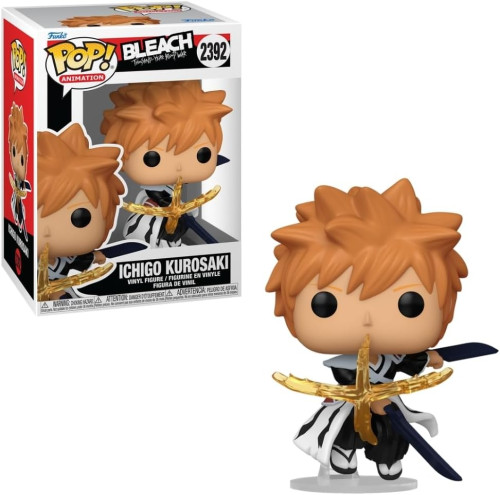 Funko Pop! Animation Anime: Bleach Guerra dos Cem Mil Anos Ichigo Kurosaki #2392 Bleach Thousand-Year Blood War #2392 - Produto Original