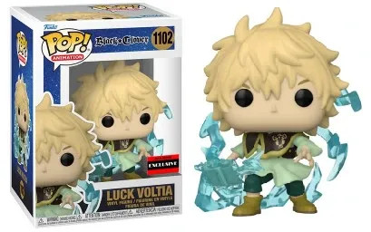Funko Pop! Animation Black Clover Luck Voltia #1102 AAA Anime Exclusive ANIMATION BLACK CLOVER #1102 - Produto Original