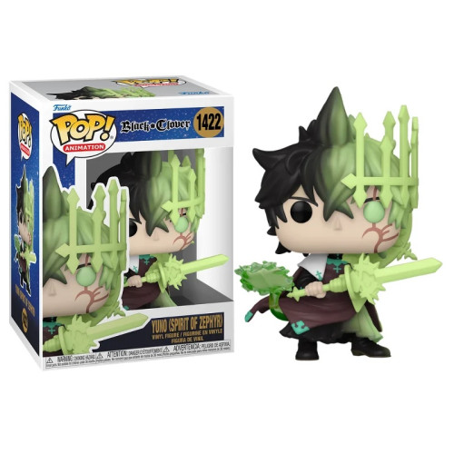 Funko Pop! Animation Black Clover Yuno Spirit Of Zephyr 1422-Black Clover-1422