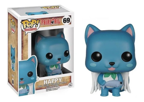 Funko Pop! Animation Fairy Tail Happy #69 Animation Fairy Tail #69 - Produto Original