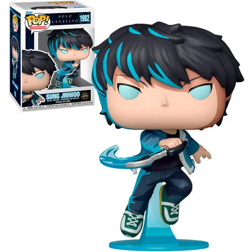 Funko Pop! Animation Solo Leveling Sung Jinwoo GLOW CHASE #1982 Anime: Solo Leveling #1982 - Produto Original