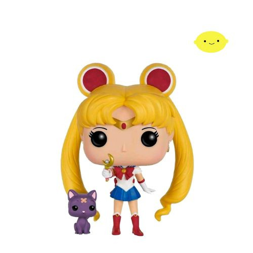 Funko Pop! Anime - Sailor Moon With Moon Stick & Luna (loose - Sem Caixa)-Sailor Moon-90