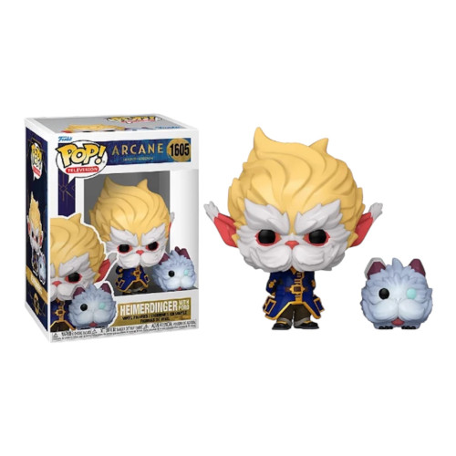 Funko Pop! Arcane: League of Legends - Heimerdinger with Poro-Arcane: League Of Legends-1605