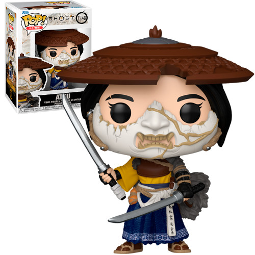 Funko Pop! Atsu 1248 Ghost of Yōtei FUNKO POP #1248 - Produto Original