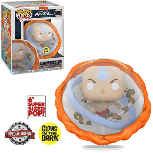 Funko Pop! Avatar - Aang (Avatar state) #1000 Glow In The Dark AVATAR #1000 - Produto Original