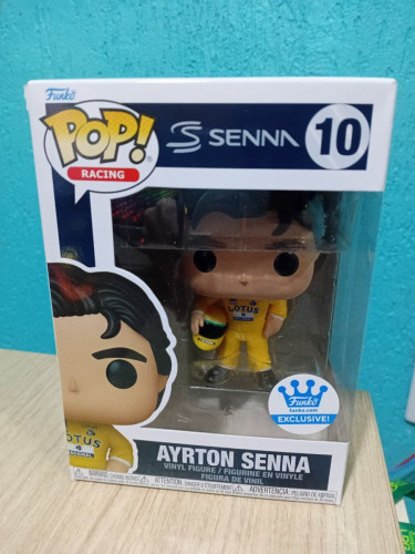 Funko Pop! Ayrton Senna 10 FunkoShop Exclusive - Ayrton Senna Lotus - #10
