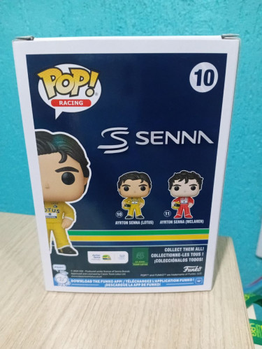 Funko Pop! Ayrton Senna 10 FunkoShop Exclusive - Ayrton Senna Lotus - #10