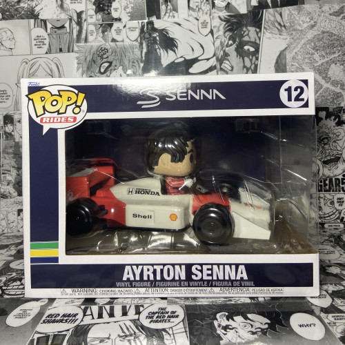 Funko Pop! Ayrton Senna Rides Ayrton Senna #12 - Produto Original