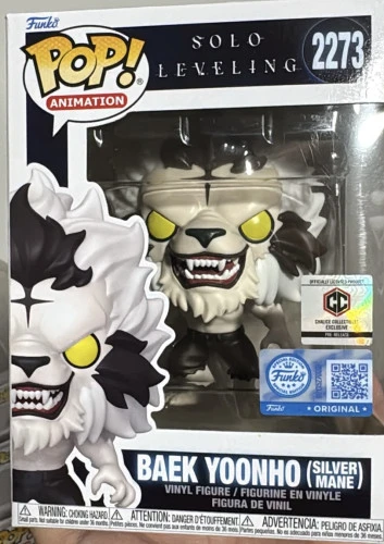 Funko Pop! Baek Yoonho (Silver Mane) 2273 Solo Leveling Exclusivo Chalice - Solo Leveling  #2273