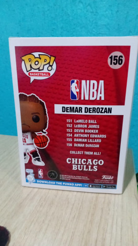 Funko Pop! Basketball - Demar Derozan - 156 Chicago Bulls - NBA - #156