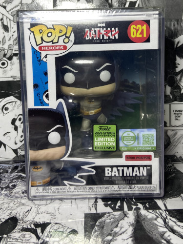 Funko Pop! Batman Batman Cavaleiro Das Trevas #621 - Produto Original