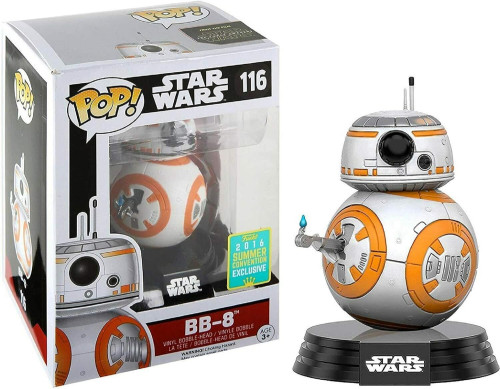 Funko Pop! Bb-8 Exclusivo Summer Convention 2016 Sdcc Star Wars 116-Star Wars-116