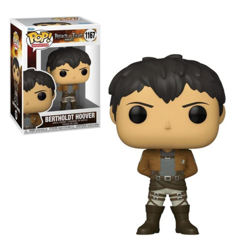 Funko Pop! Bertholdt Hoover - COM PROTETOR-Ataque Dos Titãs-1167