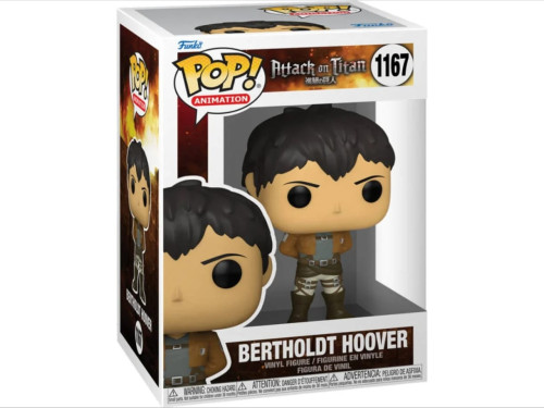 Funko Pop! Bertholdt Hoover - COM PROTETOR - Ataque Dos Titãs - #1167