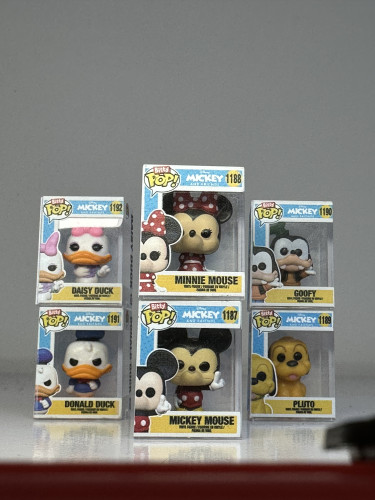 Funko Pop! Bitty Pop! – Disney Mickey & Friends Set #1187 a #1192 - Mickey And Friends - #1187