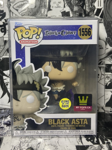 Funko Pop! Black Clover - Black Asta Black Clover #1556 - Produto Original
